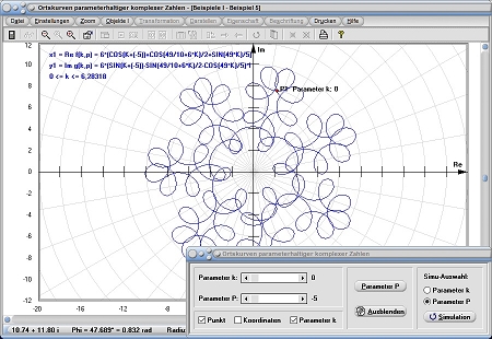MathProf - Ortskurve - Ortskurven - Komplex - Funktion - Kurven - Graphen - Plotten - Zeichnen - Komplexe Zahlen - Bahnkurve - Kurve - Gerade Funktionen - Ungerade Funktionen - Monotone Funktionen - Beschränkte Funktionen - Periodische Funktionen