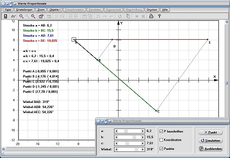 MathProf - Rechteck - Höhe - Scherung - Cavalieri-Prinzip - Berechnen - Graph - Rechner - Grafik - Zeichnen
