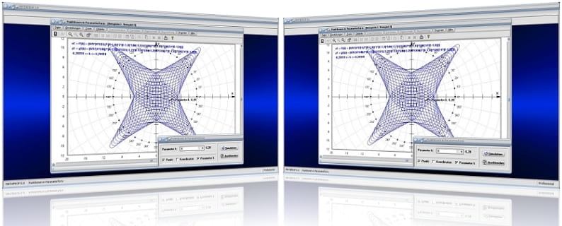 MathProf - Kurven - Parameterdarstellung - Parametrisierte Kurven - 1. Ableitung - Partielle Ableitung - 2D-Plot - Parametrisierung - Parametrische Kurve - Steigung - Tabelle - Werte - Bilder - Eigenschaften - Funktionswerte - Parameterwerte - Plotten - Ableiten - Ableitung - Wertetabelle - Plotten - Plot - Plotter - Rechner - Berechnen - Beispiel - Grafik - Graph - Graphen - Koordinaten - Zeichnen - Darstellung - Berechnung - Darstellen - Punkte