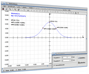 MathProf - Glockenkurve - Gauß - Gauß-Funktion - Gauß-Kurve - Gaußsche Kurve - Gaußsche Glockenfunktion - Gaußglocke - Gaußkurve - Gaußsche Glocke - Gauß-Verteilung - Gaußsche Normalverteilung - Gaußsche Verteilungskurve - Parameter - Zeichnen - Graph - Grafisch - Berechnen - Rechner - Plot - Plotter - Darstellung - Plotten - Berechnung - Darstellen - Fehlerkurve 