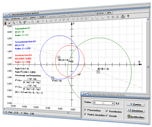 MathProf - Inversion eines Kreises am Kreis - Kreisspiegelung - Inversionszentrum - Inversionskreis - Mittelpunkt - Zentrum - Koordinatentransformation - Ursprungskreis - Bild - Darstellen - Plotten - Graph - Rechner - Berechnen - Grafik - Zeichnen - Plotter