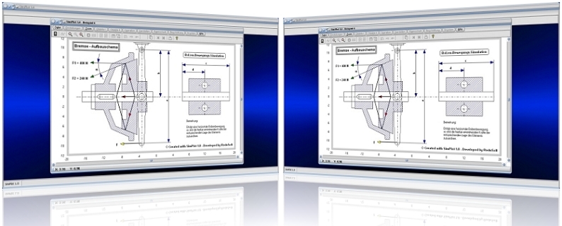 SimPlot - Software - Programm - Simulation - Simulieren - Animation - Berechnen - Rechner - Grafisch - Grafiken - Plotten - Darstellen - Grafische Illustration - Wissenschaft - Interaktive Grafik - Konstruieren - Konstruktion - Schaubild - Technik - Auswertung - Animationsgrafiken - Animationsprogramm - Technische Animationen - Zeichnungen - Visualisierung - Echtzeit - Bewegung - Ablauf - Darstellen - Darstellung - Geometrie - Prozessablauf - Präsentation - Bewegungsrichtung - Bewegungsvorgänge