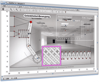 SimPlot - Technische Animationen - Automatisch - Automatisierbar - Bewegungssteuerung - Ablaufsteuerung - Simulieren - Animieren - Steuern - Steuerung - Vorgang - Vorgänge - Darstellen - Bild - Bilder