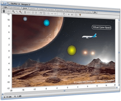 SimPlot - Universum - Planeten - Außerirdisch - Space - Software - Programm - Computeranimationen - Computergrafik - Visualisierung - Software - Rechner