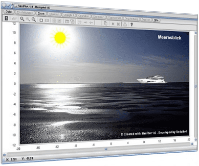 SimPlot - Schiff - Meer - Schifffahrt - Boot - Animation - Simulation - Grafik - Bild - Animation - Modellierung - Modell - Bewegen - Schwimmen - Grafik