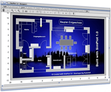 SimPlot - Software - Programm - Geometrische Konstruktion - Konstruktionsprogramm - Konstruktionssoftware - Konstruktionstool - Technologie