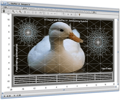 SimPlot - Spirolateral - Kurven - Software - Zeit - Intervall - Bewegungen - Bewegen - Animation - Zeichnen - Programm - Infografik