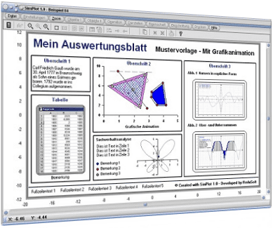 SimPlot - Grafik - Animation - Technisch - Technik - Mathematik - Physik - Geometrie - Wissenschaftlich - Wissenschaft - Publikationen - Bilder - Plotter