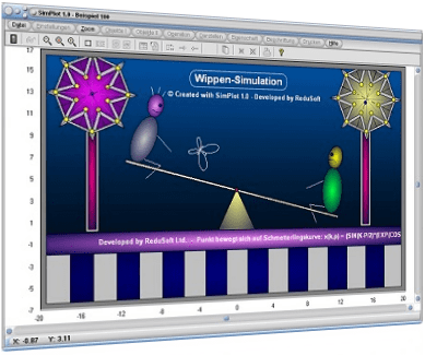 SimPlot - Software - Anwendungen - Programme - Animierte Grafiken - Animationsgrafiken - Animationsprogramm - Technische Animationen - Plotten