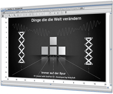 SimPlot - Animationsgrafik - Animationsprogramme - Technische Animationen - Plot - Graphen - Kurven - Funktionen - Software - Schaubilder