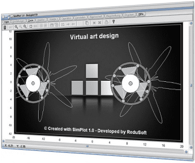 SimPlot - Animationsprogramm - Bilder - Simulation - Grafik - Mathematik - Design - Layout - Grafik