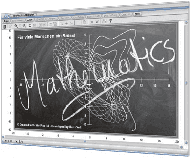 SimPlot - Plot - Fotos - Wandtafel - Grafiken - Mathematik - Animation - Tafel - Darstellen - Plotter - Grafik - Bild - Technik