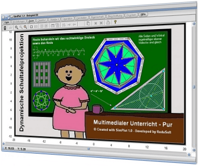 SimPlot - Software - Digital zeichnen - Illustration - Illustrieren - Visualisierungssoftware - Science - Scientific - Plotten - Plotter - Simu - Tool - Geometrisch - Simulator - Generator