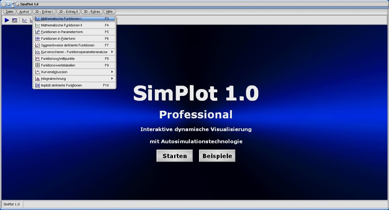 SimPlot - Eine Anwendung zur Erstellung automatisch ablaufender Simulationen aus unterschiedlichsten Bereichen