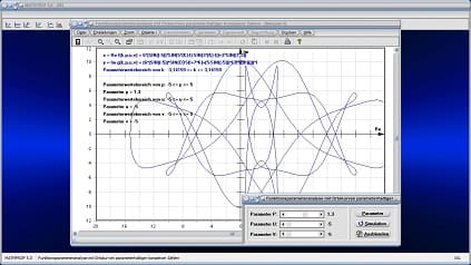 Ortskurven - Komplexe Zahlen - Komplex - Ortskurve - Parameter - Funktion - Funktionsparameter - Parametrisiert - Analyse - Funktionsanalyse - Parameteraufgaben - Parameterwert - Parameter einer Funktion - Kurven parametrisieren - Plot - Plotter - Grafik - Zeichnen - Graph - Graphen