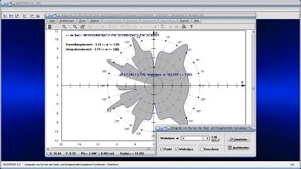 Integralrechnung - Integrale - Gerichtete Fläche - Integralgrenzen - Obere und untere Integralgrenze - Flächenschwerpunkt - Schwerpunkt - Integralrechnung - Intervall - Flächeninhalt - Flächenintegral - Schwerpunkt - Graph - Plotten - Grafisch - Bild - Grafik - Bilder - Darstellung - Berechnung - Rechner - Darstellen