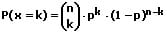 Binomialverteilung - Formel - 1