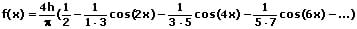 Fourier-Reihe - Formel - Sägezahnimpuls