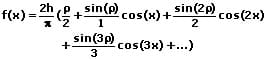 Fourier-Reihe - Formel - Rechteckimpuls