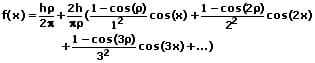 Fourier-Reihe - Formel - Dreieckimpuls