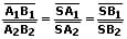 MathProf - Zweiter Strahlensatz - Formel - Verhältnis - 2