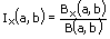 Regularisierte unvollständige Betafunktion - Formel