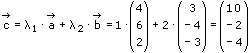 Vektoraddition - Gleichung - 4