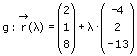 Ebene - Punkt - Richtung - Gleichung - 20