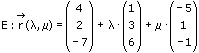 Ebene - Punkt - Richtung - Gleichung - 15