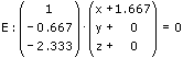 Ebene - Koordinatenform - Gleichung - 15