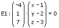 Ebene - Gleichung - 31