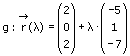 Kugel - Gerade - Gleichung - 6