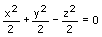 MathProf - Kegelschnitt - Formel - Doppelkegel - 1