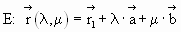 Ebene - Punkt - Richtung - Gleichung - 1