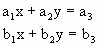Cramersche Regel - Gleichung  - 1