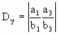 Cramersche Regel - Gleichung  - 3