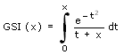 Goodwin-Staton-Integral - Formel - Funktion