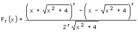 Allgemeine Fibanocci-Funktion - Formel