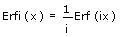 Imaginäre Error-Funktion - Formel