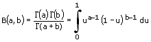 Beta-Funktion - Formel
