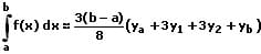 MathProf - Integral - Integration - Numerisch - Newton - 3/8 - Regel