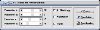 MathProf - Potenzfunktion zeichnen - Potenzfunktion ableiten - Nullstelle - Basis - Exponent