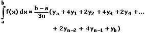 MathProf - Integral - Integration - Numerisch - Simpson - Formel