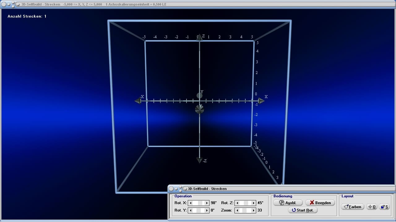 MathProf - Abszisse - Ordinate - Modell - 3D - Raum - Raumkoordinaten - Kartesisches Koordinatensystem - Raumkoordinatensystem -  Beispiel - 3D Koordinatensystem - Darstellen - Zeichnen - Schaubilder
