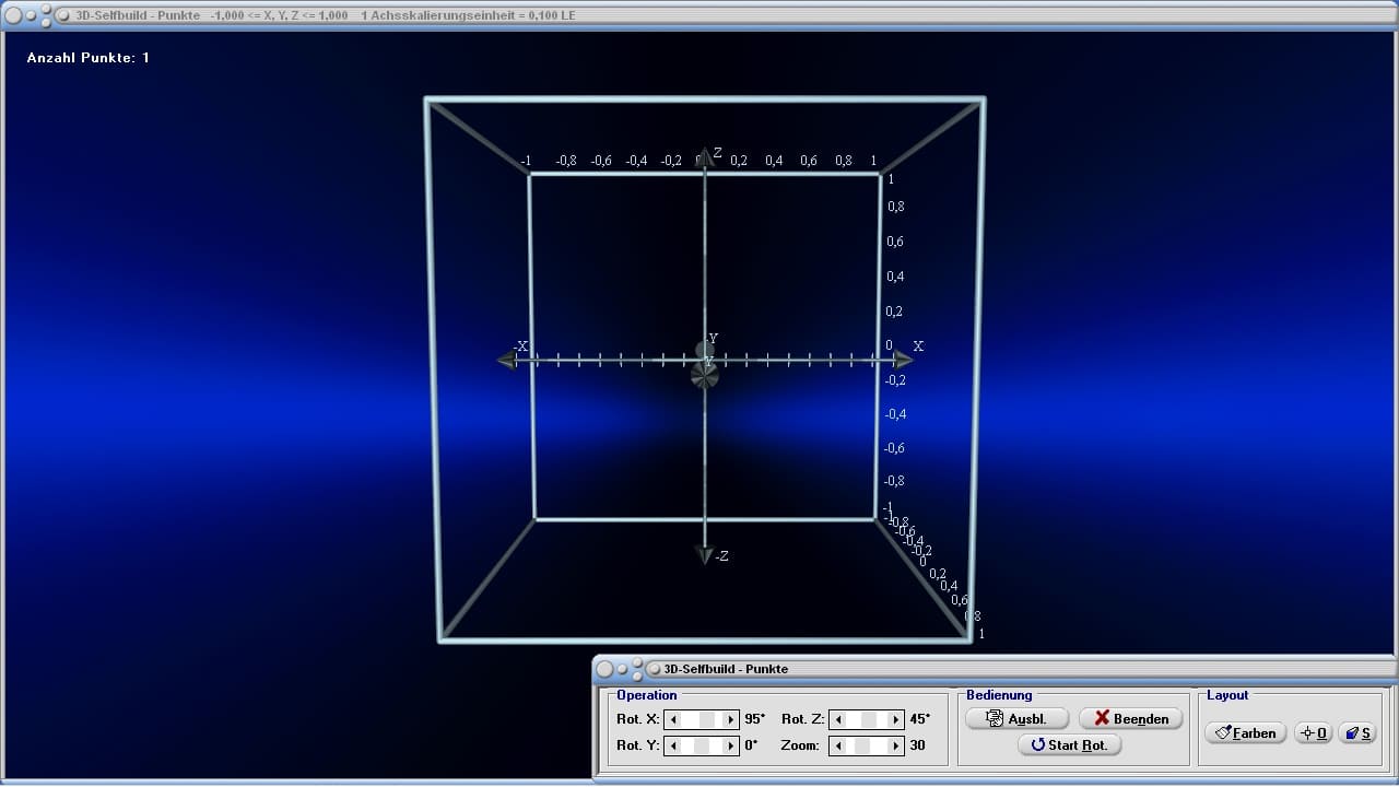 MathProf -  3D - Raum - Modell - Modelle - Gebilde - Raumkoordinaten - Beispiel - Darstellen - Zeichnen - Schaubild