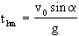 Schiefer Wurf - Gleichung - 7