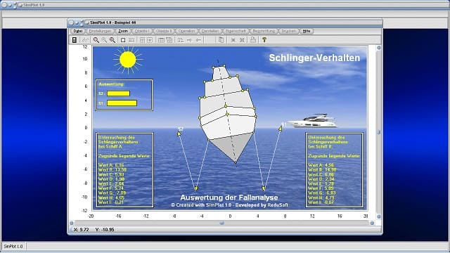 SimPlot - Software - Technische Animationen - Automatisch - Automatisierbar - Bewegungssteuerung - Zeitreihen - Animierte Grafiken - Grafische Animationen - Illustrator - Analysis - Geometrie - Zeitsteuerung - Computer