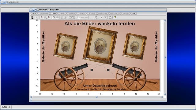 SimPlot - Technisch - Animationen -  Wissenschaftlich - Animationen - Grafik - Graph - Bilder - Drehen - Kippen - Präsentation - Plotter - Simulator - Geometrie - Software